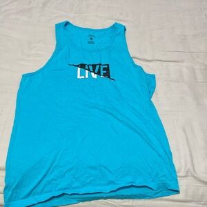 Light Blue Tank Top For Men - Size Large